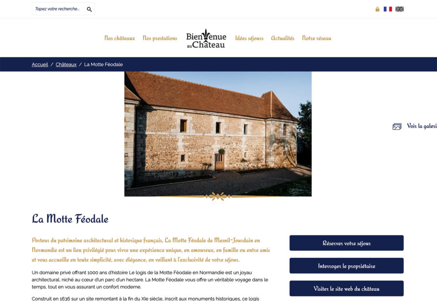 « Bienvenue au château »